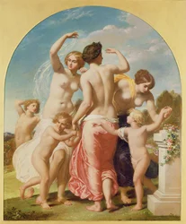 A három grácia, 1856